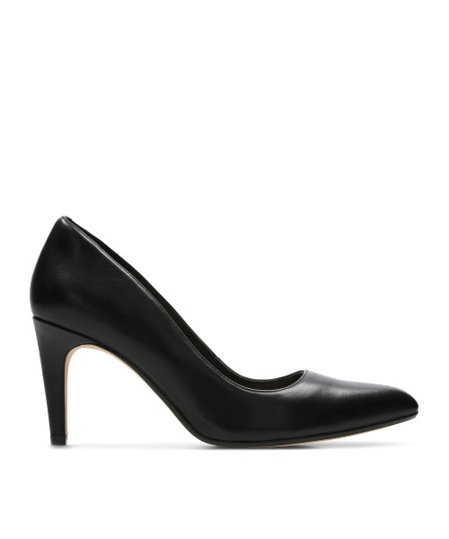 Clarks - Laina Rae Black Leather Clarks - Laina Rae Black Leather